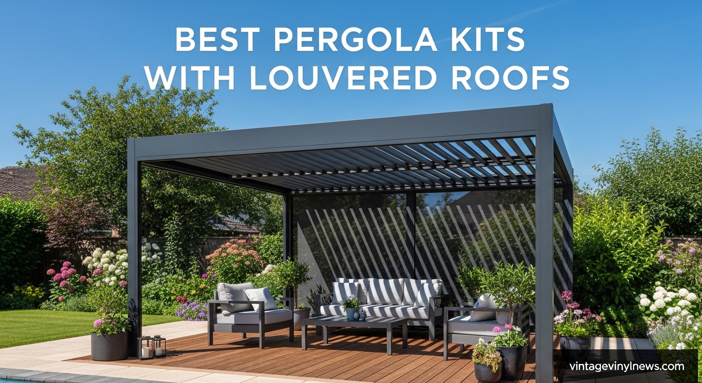 Best Pergola Kits with Louvered Roofs