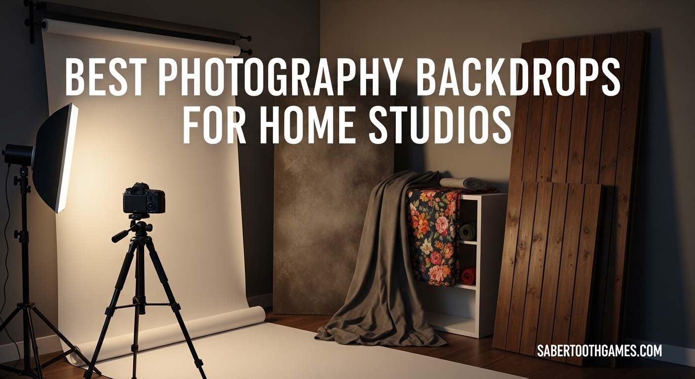 Best Photography Backdrops for Home Studios