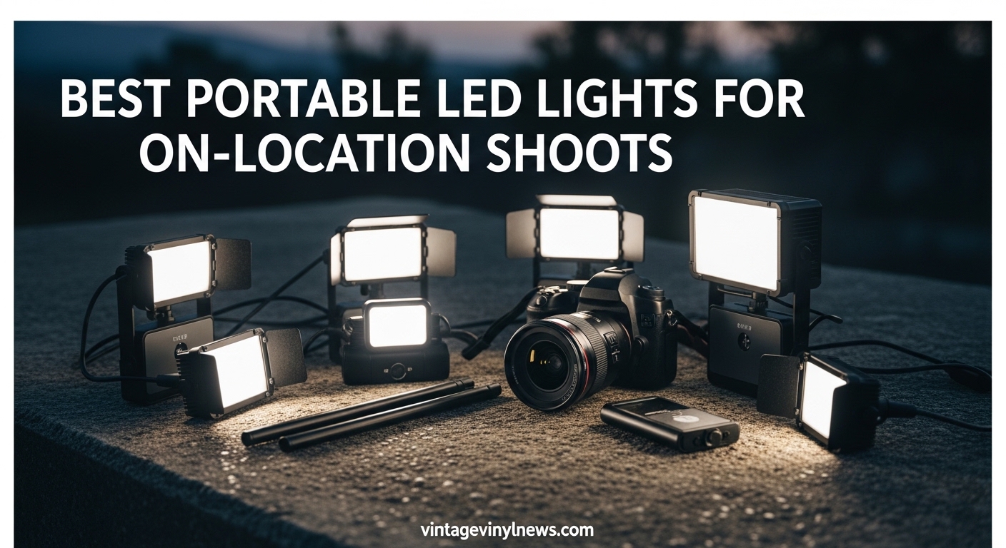 Best Portable LED Lights for On-Location Shoots