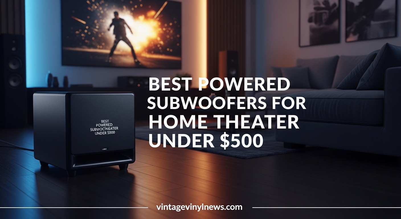 Best Powered Subwoofers for Home Theater Under $500