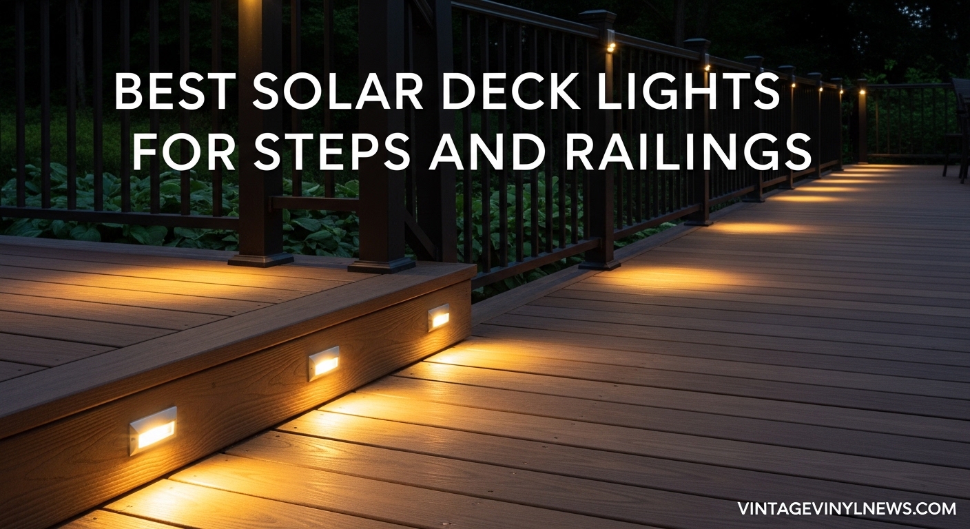 Best Solar Deck Lights for Steps and Railings