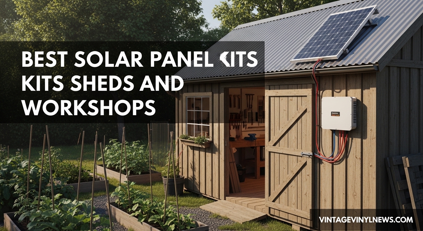 Best Solar Panel Kits for Sheds and Workshops