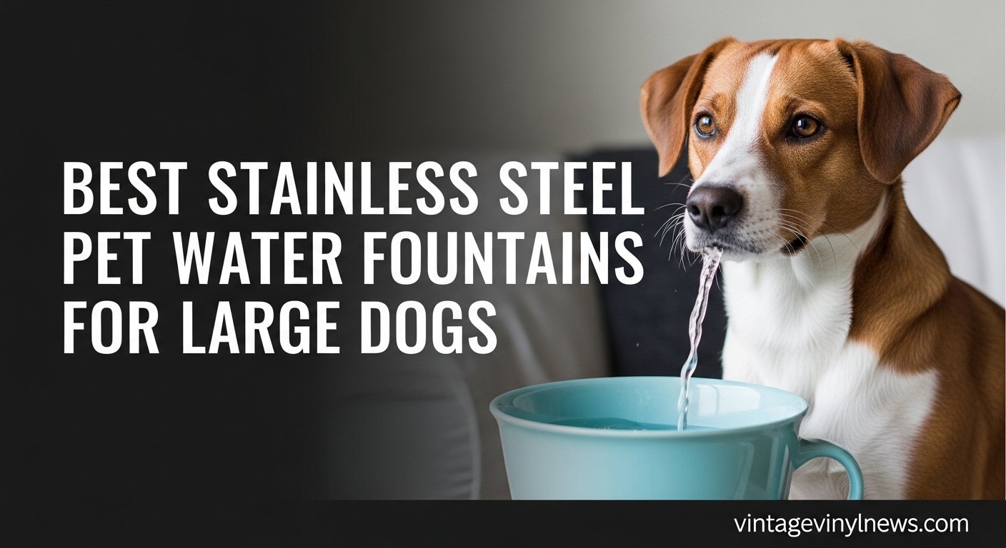 Best Stainless Steel Pet Water Fountains for Large Dogs