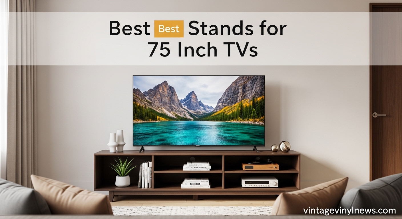 Best TV Stands for 75 Inch TVs