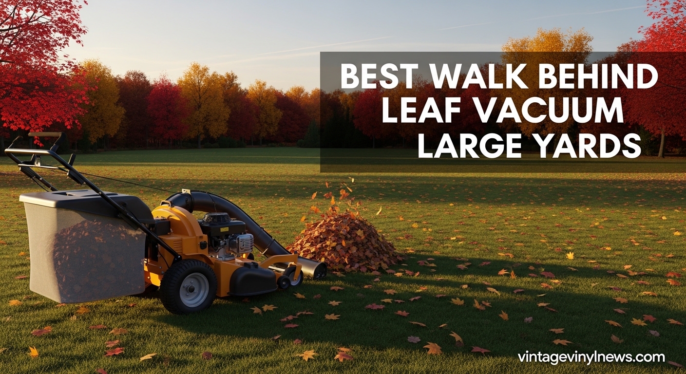 Best Walk Behind Leaf Vacuum Large Yards