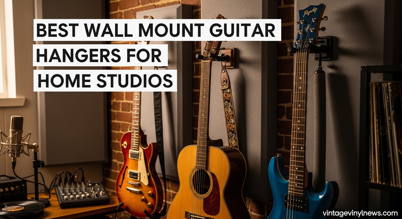 Best Wall Mount Guitar Hangers for Home Studios