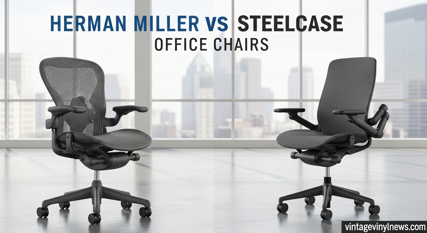Herman Miller vs Steelcase Office Chairs