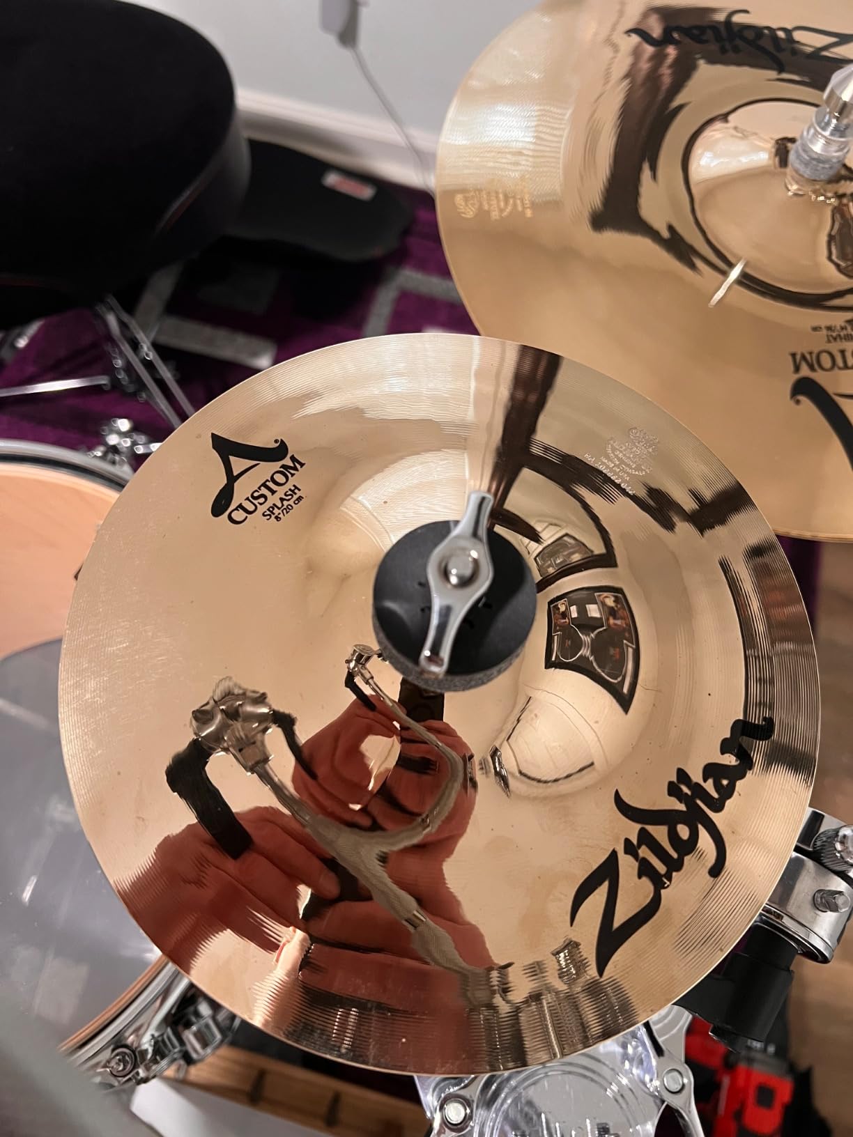 Zildjian 8 Inches a Custom Splash Cymbal customer photo 1