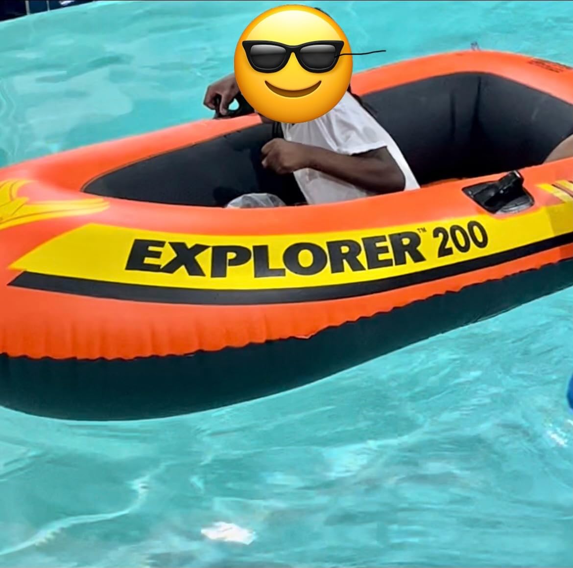 INTEX Explorer Inflatable Boat Series: Dual Air Chambers - Welded Oar Locks customer photo 2