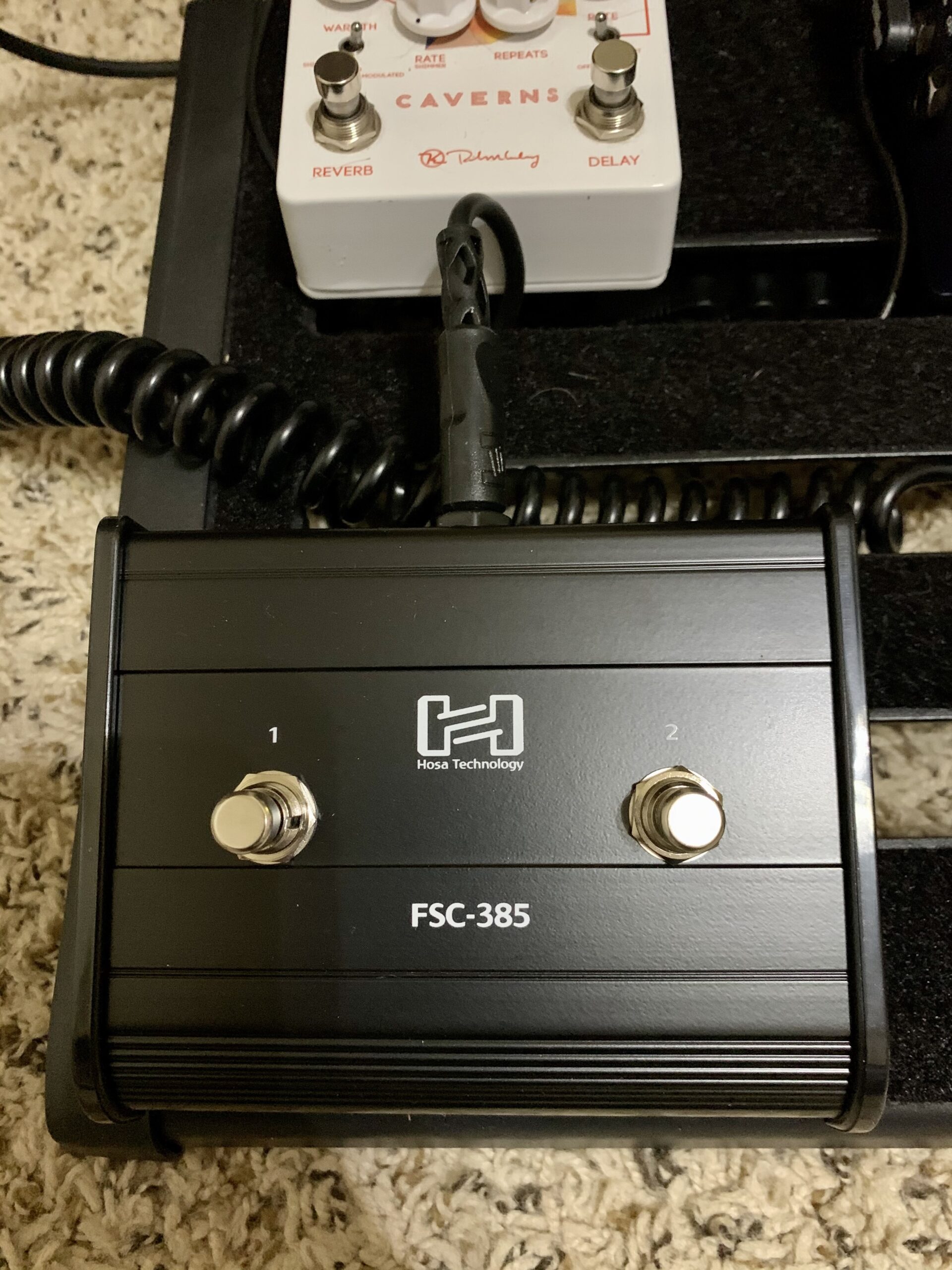 Hosa FSC-385 Footswitch, Guitar-style, Dual-latching customer photo 1