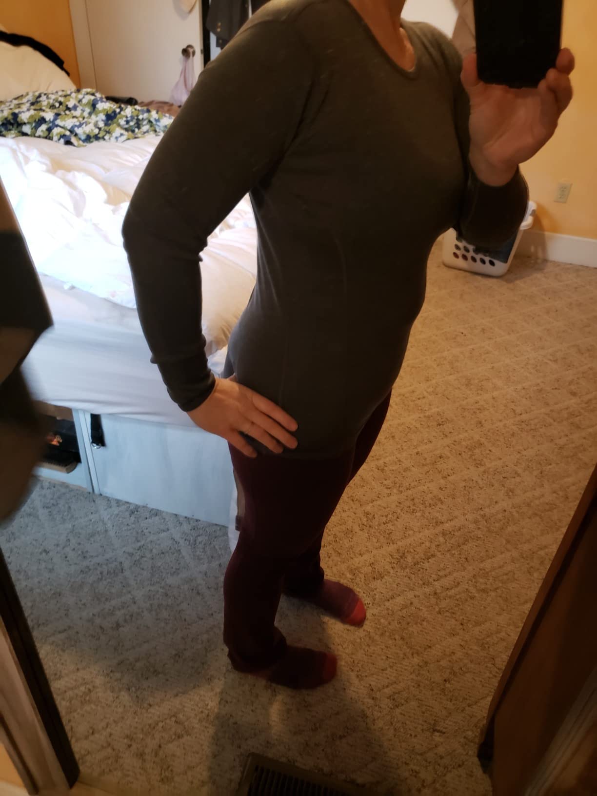 100% Merino Wool - Women's Midweight Base Layer - Long Sleeve Crew customer photo 1