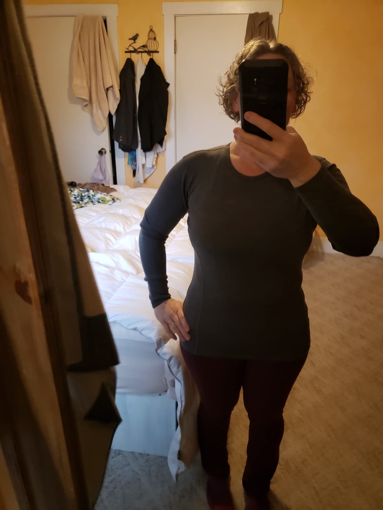 100% Merino Wool - Women's Midweight Base Layer - Long Sleeve Crew customer photo 2
