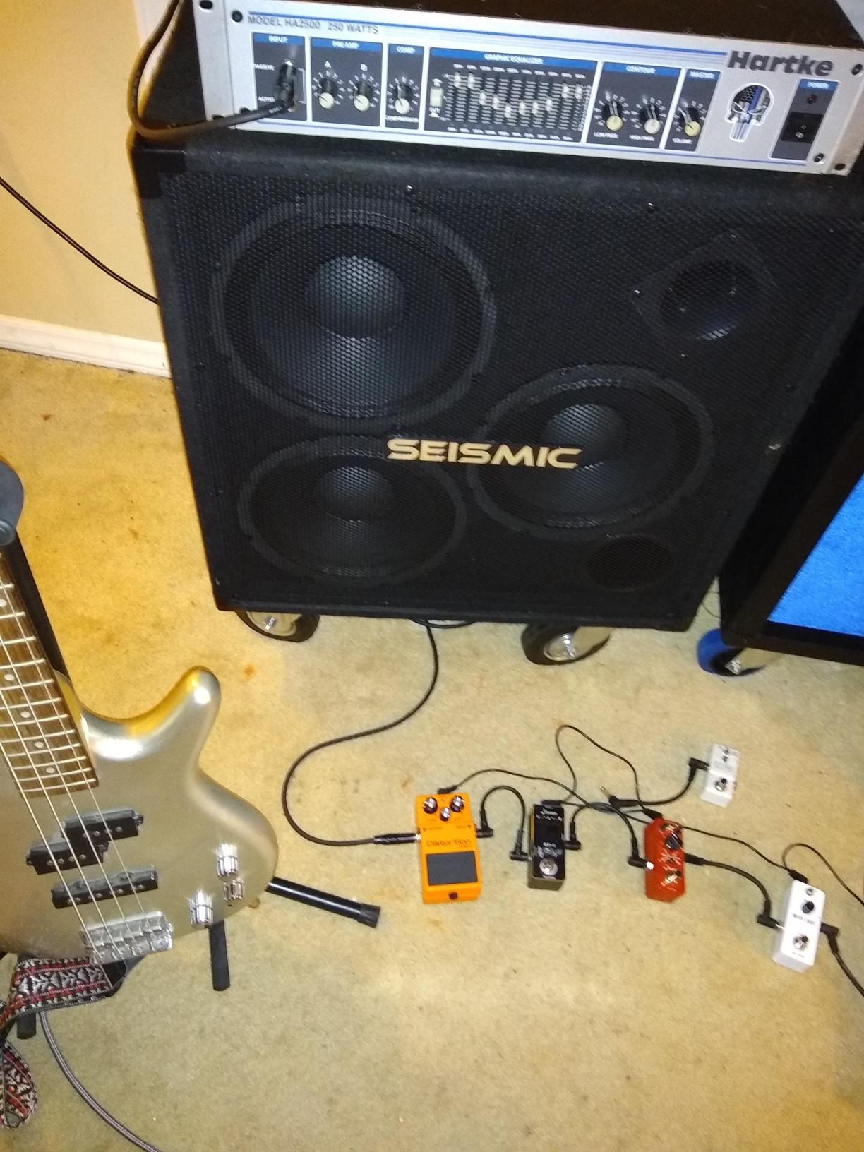 Seismic Audio - 310 Bass Guitar Speaker Cabinet PA DJ 750 Watts 3x10 customer photo 2