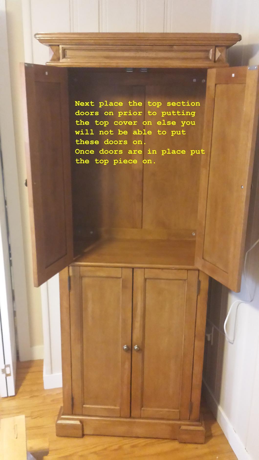 Homestyles Americana Distressed Oak Pantry, 72