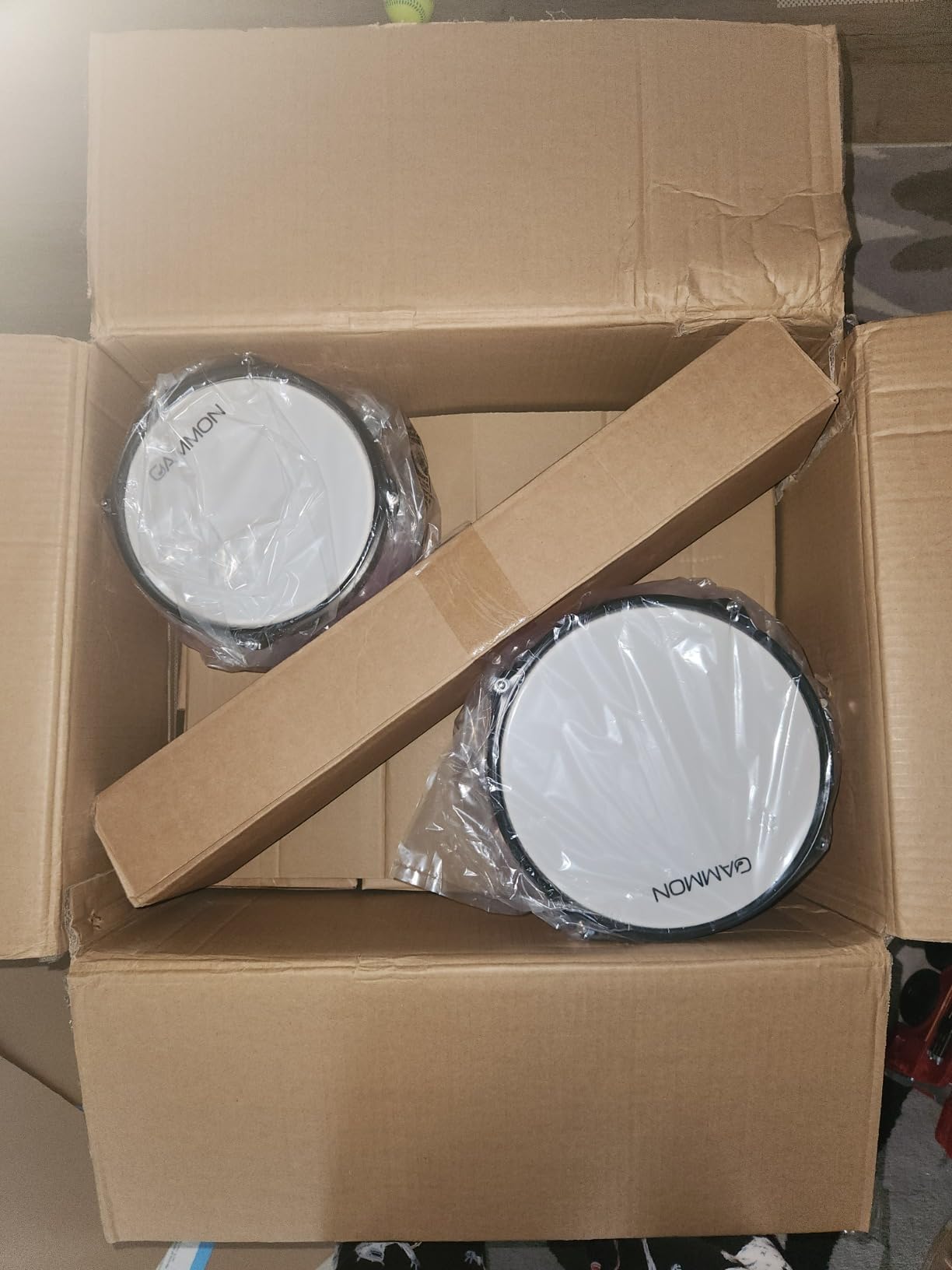 Gammon Percussion 5-Piece Junior Starter Drum Kit with Cymbals, Hardware, Sticks, & Throne - Blue customer photo 2