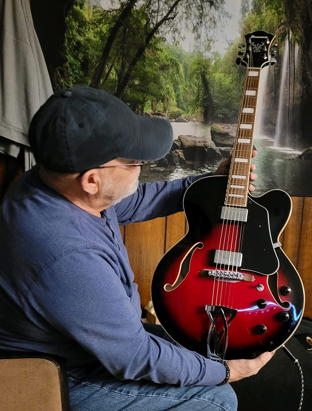 Ibanez Artcore AF75 Hollowbody Electric Guitar - Transparent Red Sunburst customer photo 1