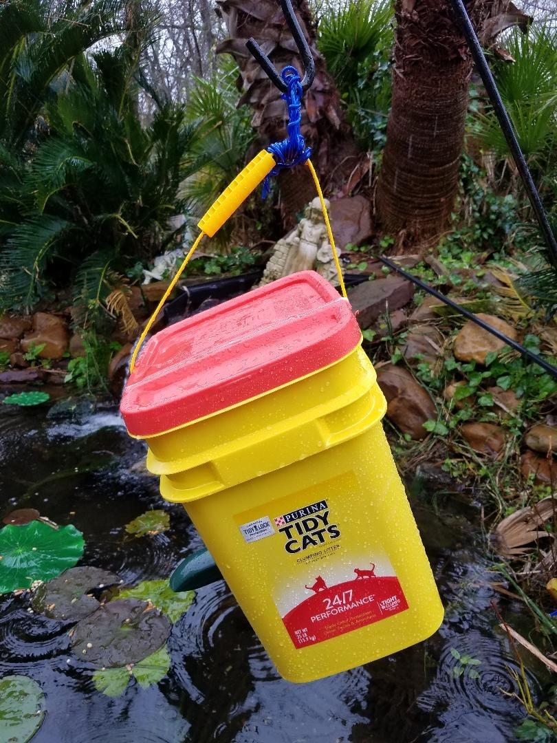 Fish Mate P7000 Automatic Pond Fish Feeder - Programmable LCD Timer, 6.5 lb Capacity, Adjustable Portions for Pellets & Sticks, Weather Resistant Outdoor Design customer photo 1