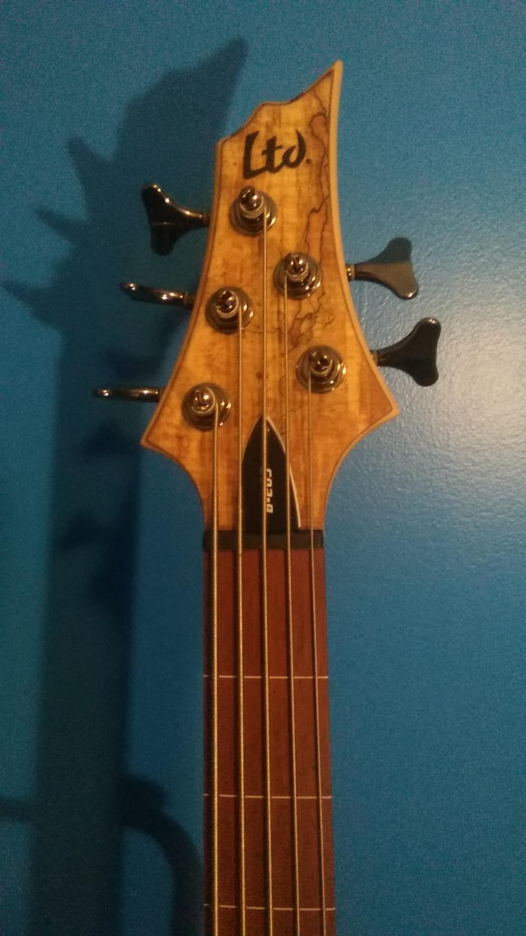 ESP LTD B-204SM Electric Bass Guitar - Natural Satin customer photo 2