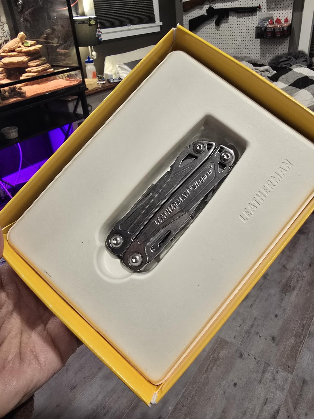 LEATHERMAN Wingman Multitool with Spring-Action Pliers and Scissors, Stainless Steel customer photo 2