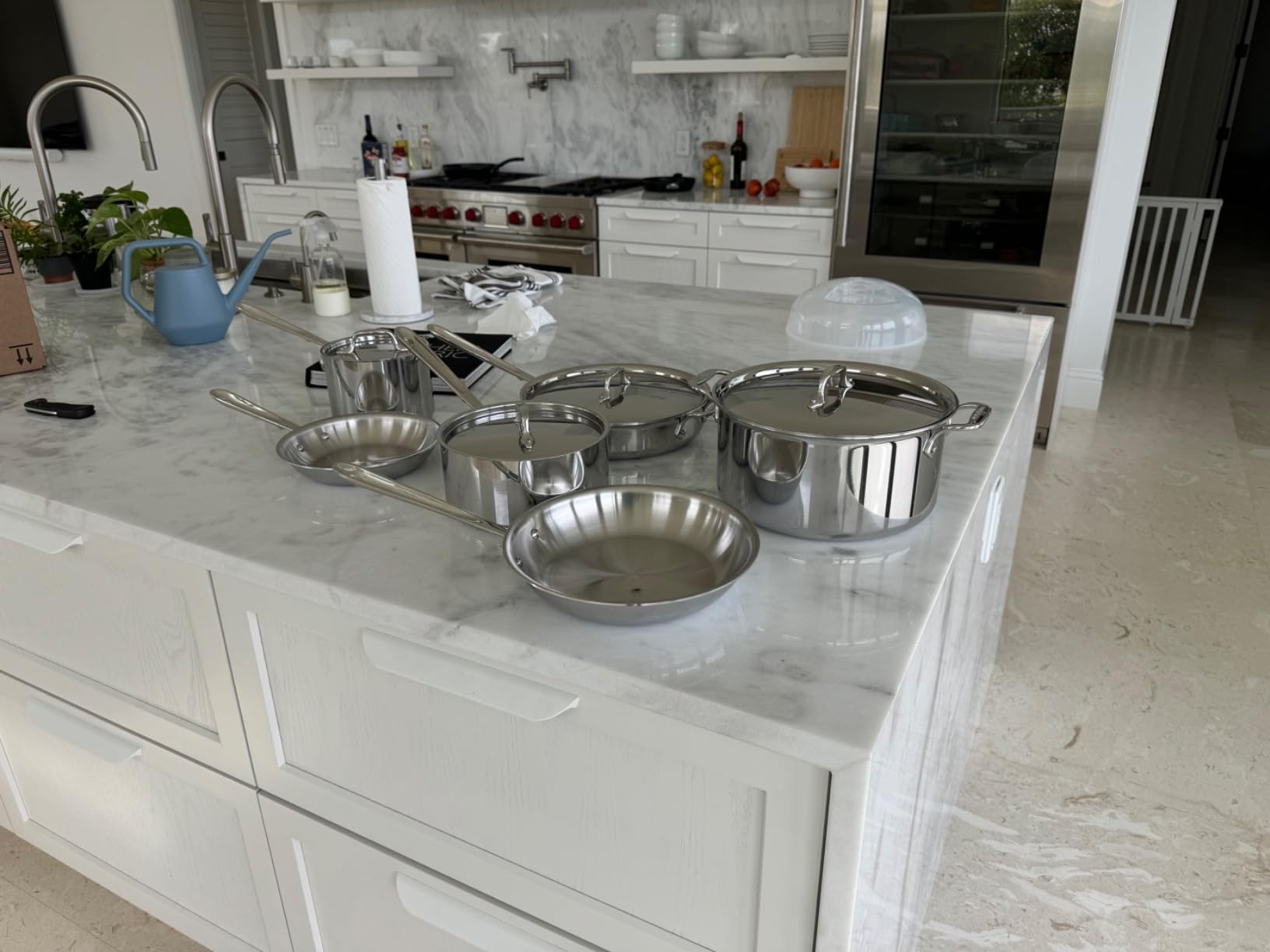 All-Clad D3 Stainless Steel 10 Piece Cookware Set - Made in USA customer photo 2