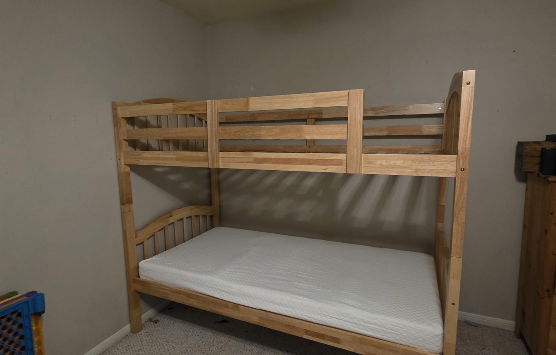 Storkcraft Long Horn Twin-Over-Twin Bunk Bed (White) - GREENGUARD Gold Certified, Converts to Two Twin Beds customer photo 2