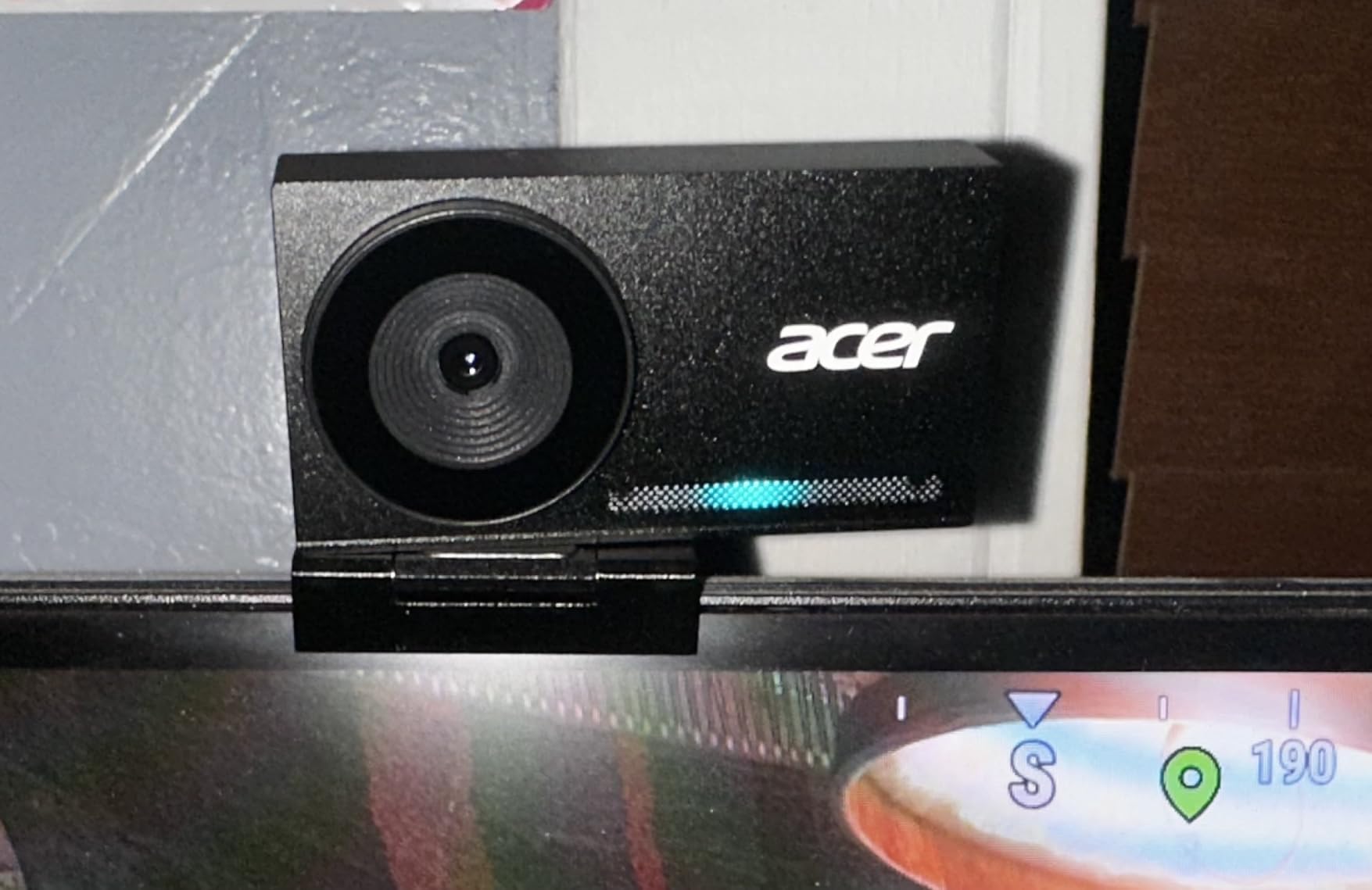 acer 4K Webcam for PC/Mac with All-Metal Unibody Sculpted, Sony 1/2