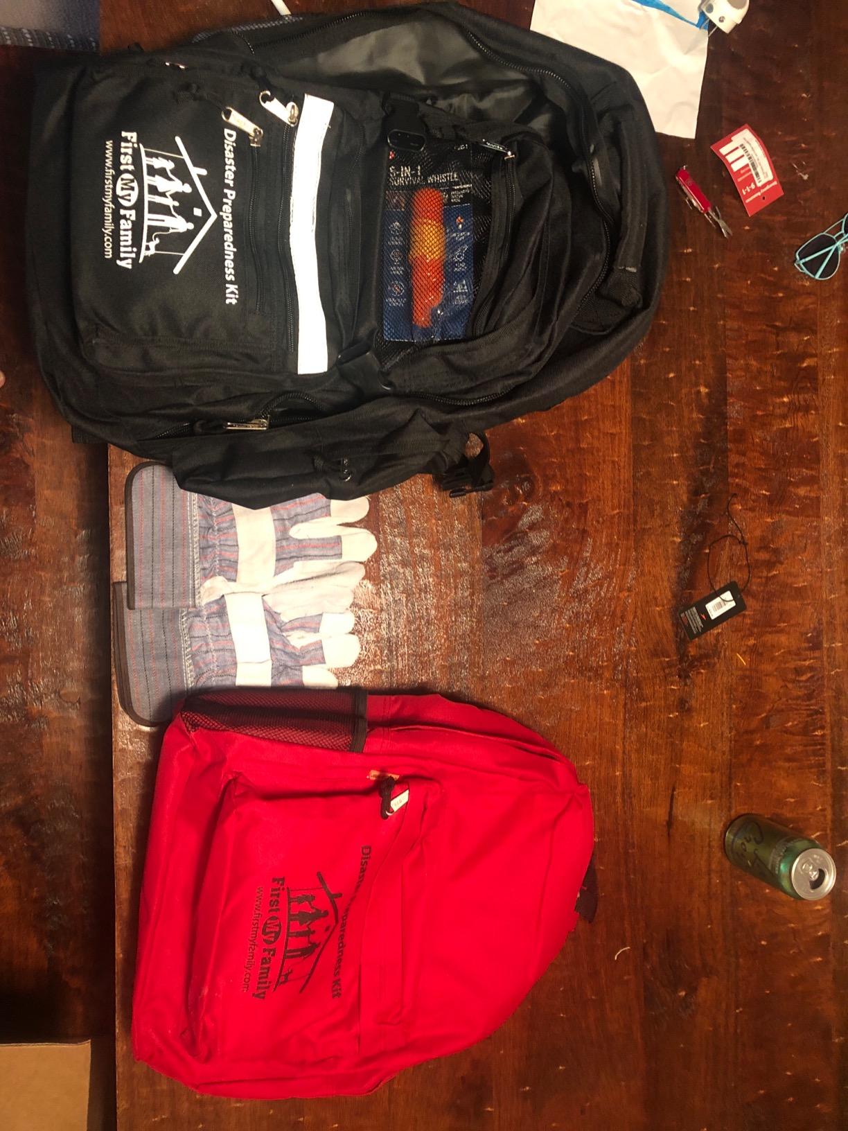 First My Family All-in-One 4 Person, 72 Hour Emergency Survival Kit for Fires, Earthquakes, Hurricanes customer photo 1
