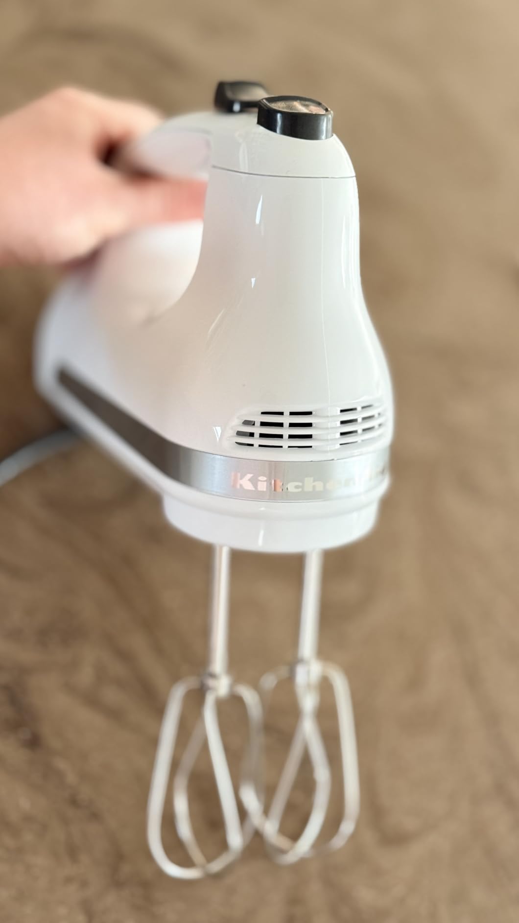 KitchenAid 5 Ultra Power Speed Hand Mixer - KHM512, Empire Red customer photo 2