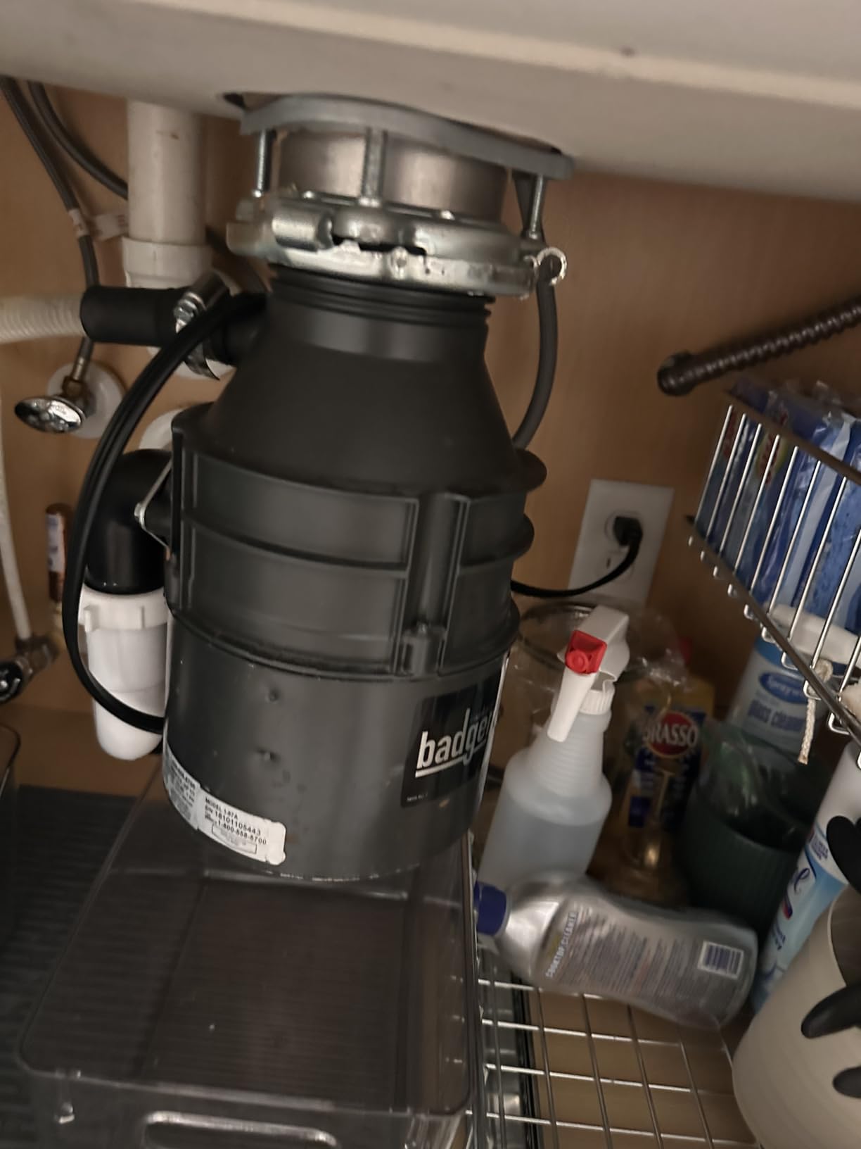 InSinkErator Badger 5XP Garbage Disposal with Power Cord, Standard Series 3/4 HP Continuous Feed Food Waste Disposer, Badger 5XP W/C customer photo 2