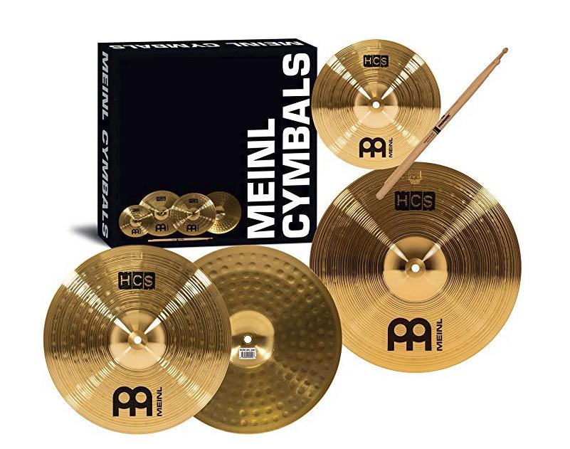 Meinl HCS Cymbal Set Box Pack for Drums with 13