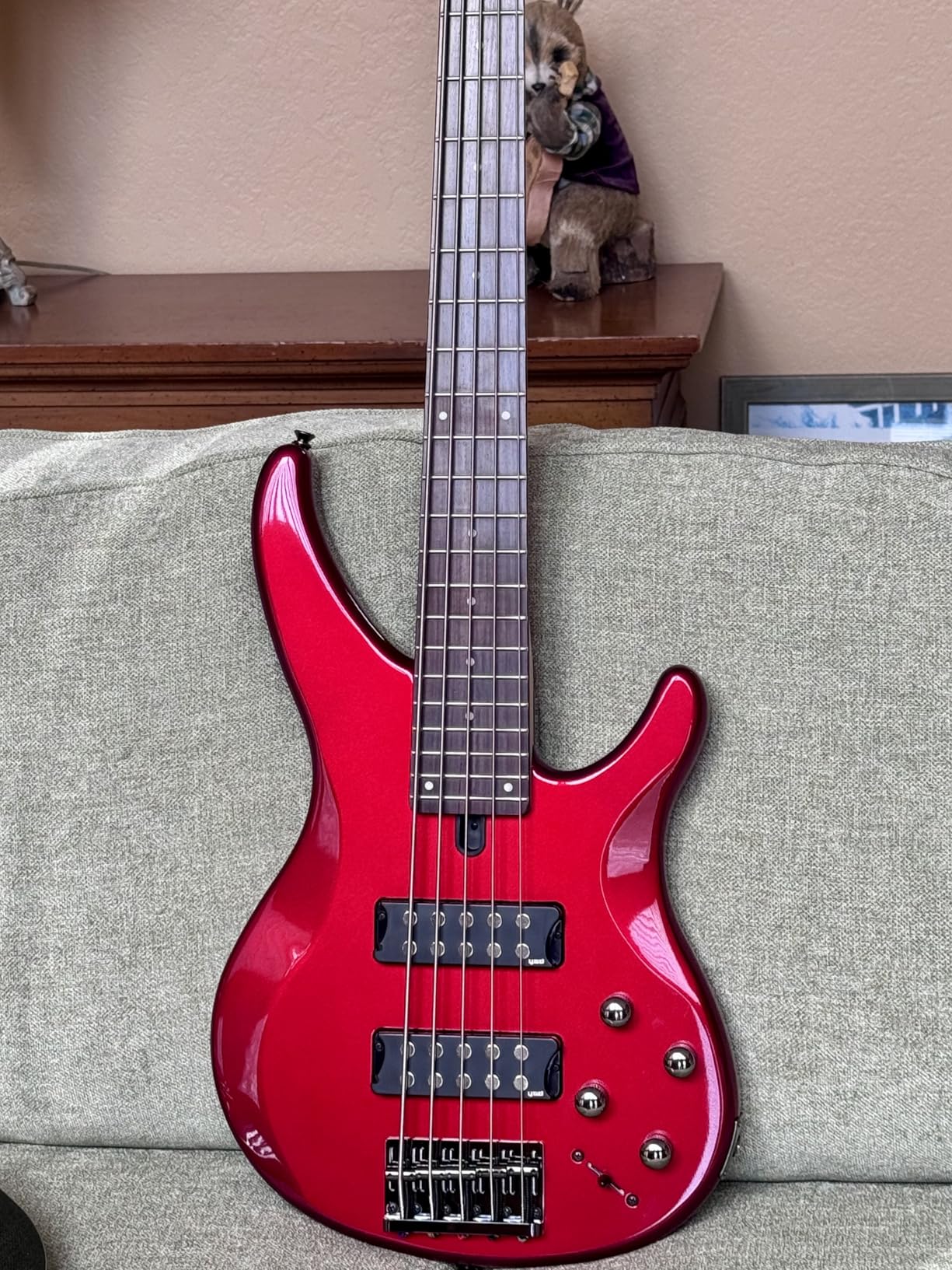 Yamaha TRBX304 4-String Electric Bass Guitar - White customer photo 1