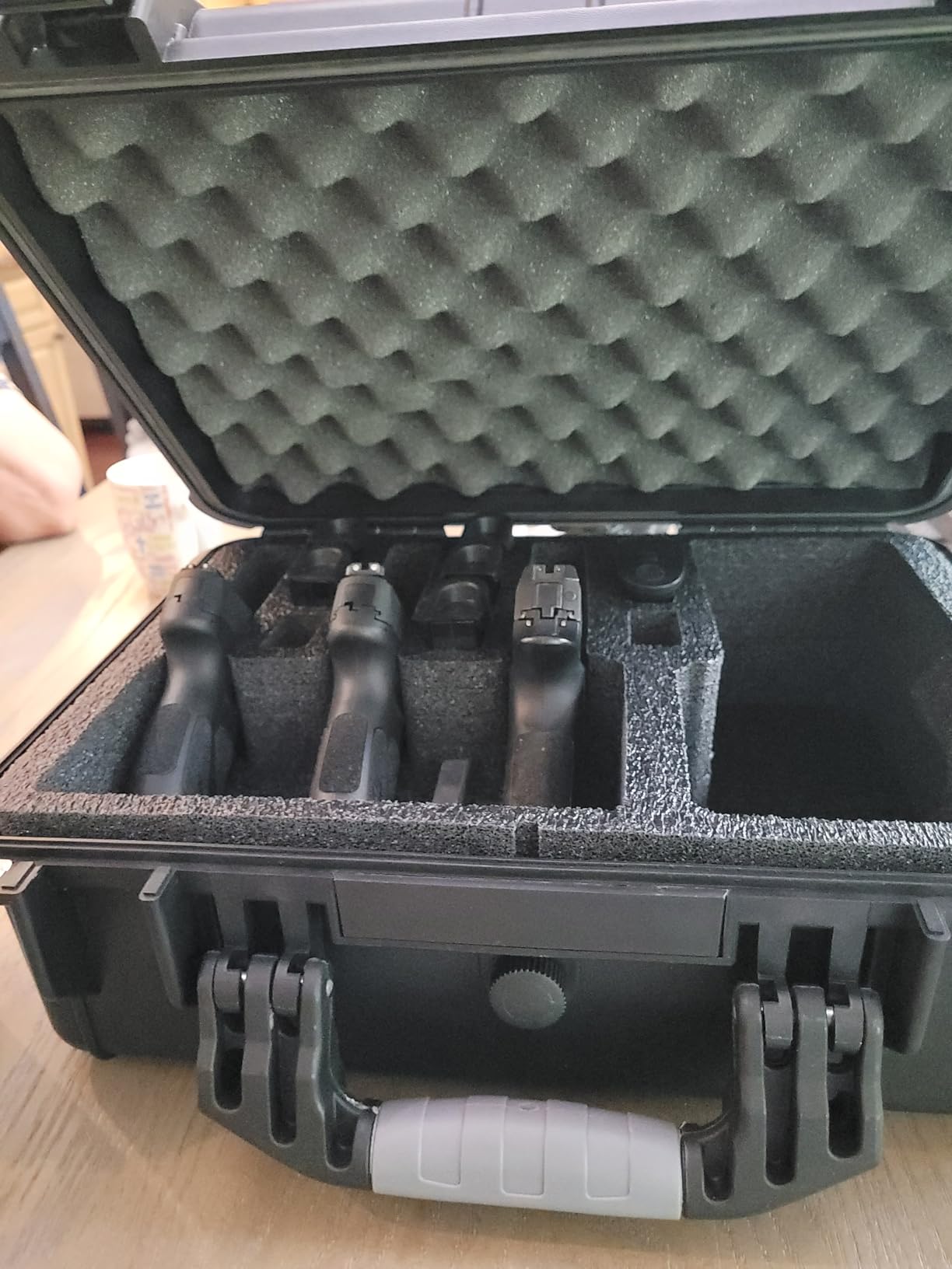 Case Club 4 Pistol and 16 Magazine Pre-Cut Heavy Duty Waterproof Case with Included Silica Gel Canister to Help Prevent Gun Rust (Upgraded Gen-2) customer photo 2