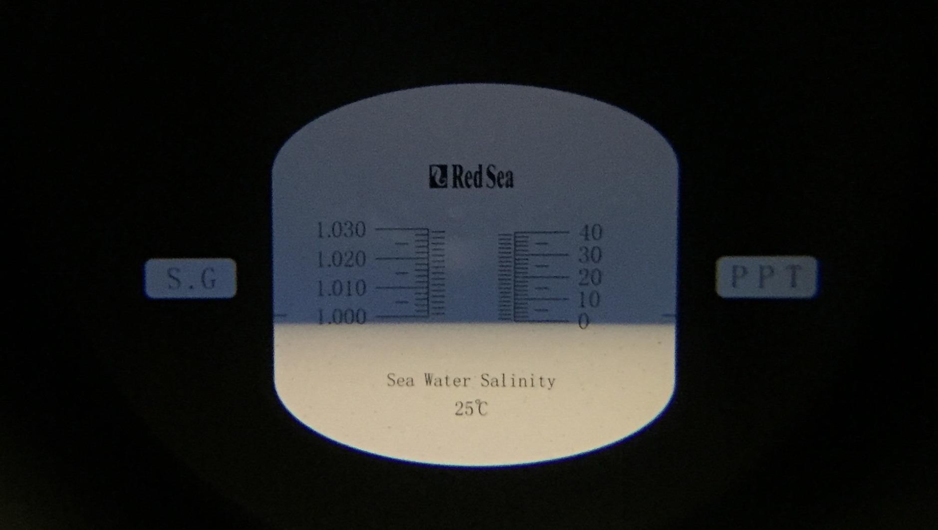Red Seah Aquaforum Seawater Refractometer customer photo 1