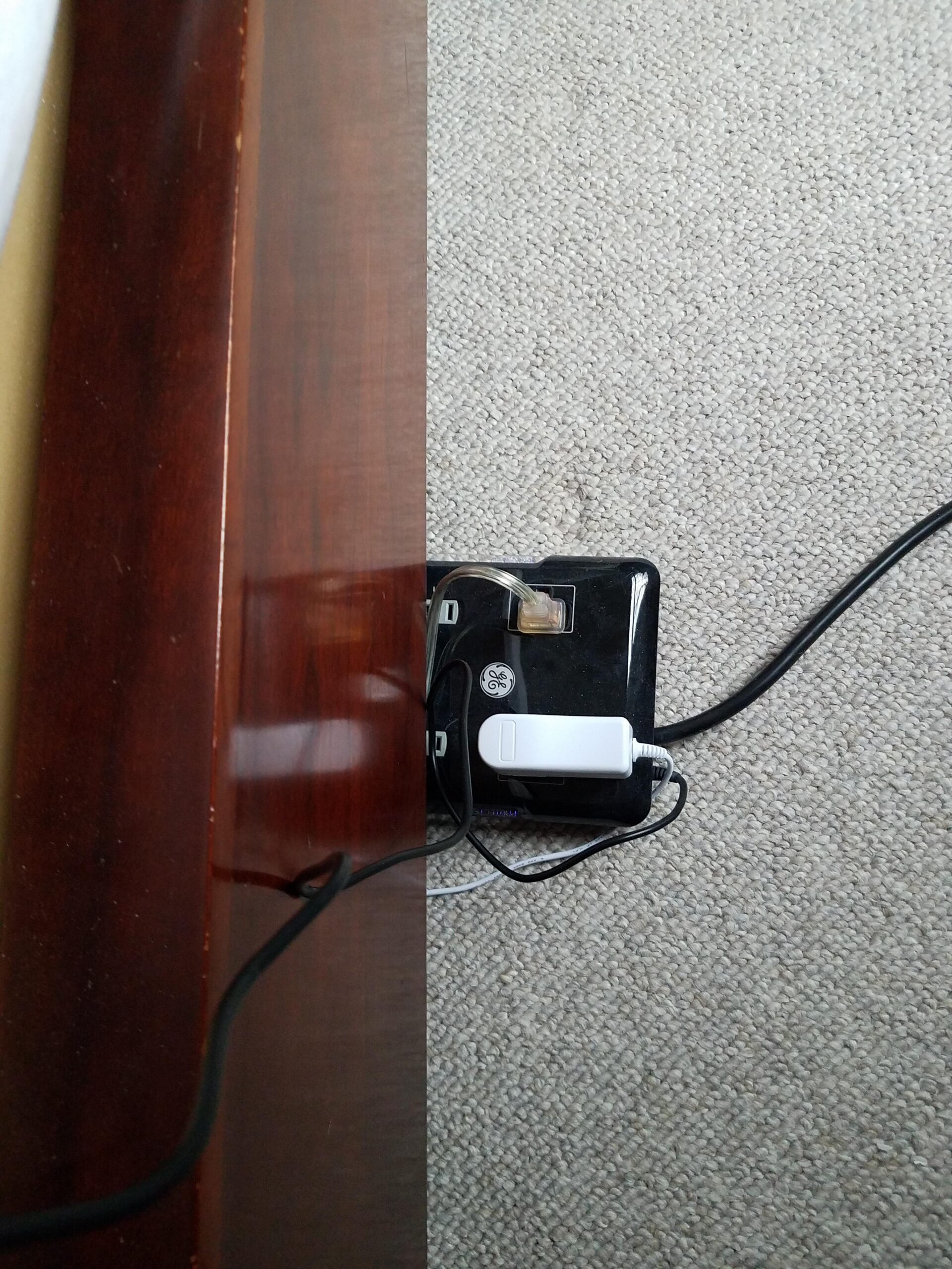 GE UltraPro 12 Outlet Surge Protector, Tethered 2 USB Ports, 8 Ft Power Cord, 4320 Joules, Flat Plug, Power Filter, Circuit Breaker, Warranty, UL Listed, Black, 11824 customer photo 1