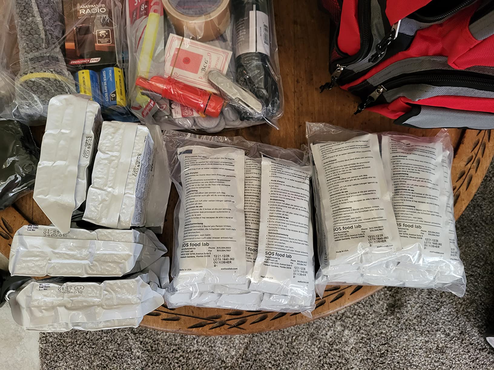 Family Emergency Kit | All-in-one Survival Kit Backpack for Earthquake, Flood, Disaster Relief customer photo 2
