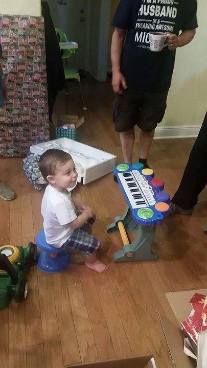 Best Choice Products 37-Key Kids Electronic Musical Instrument Piano Learning Toy Keyboard w/Multiple Sounds, Lights, Microphone, Stool - Blue customer photo 2