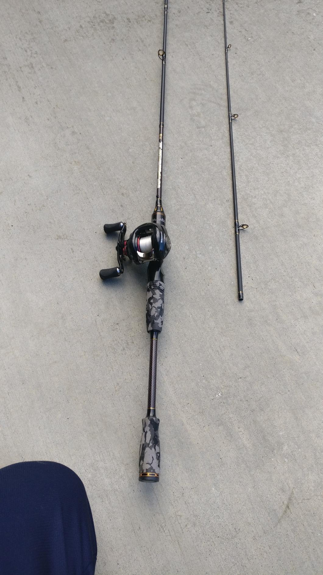E Series - Camo Legend 2-Piece 7-Feet Casting Rod with 2 Tips (Medium and Medium Heavy) customer photo 2
