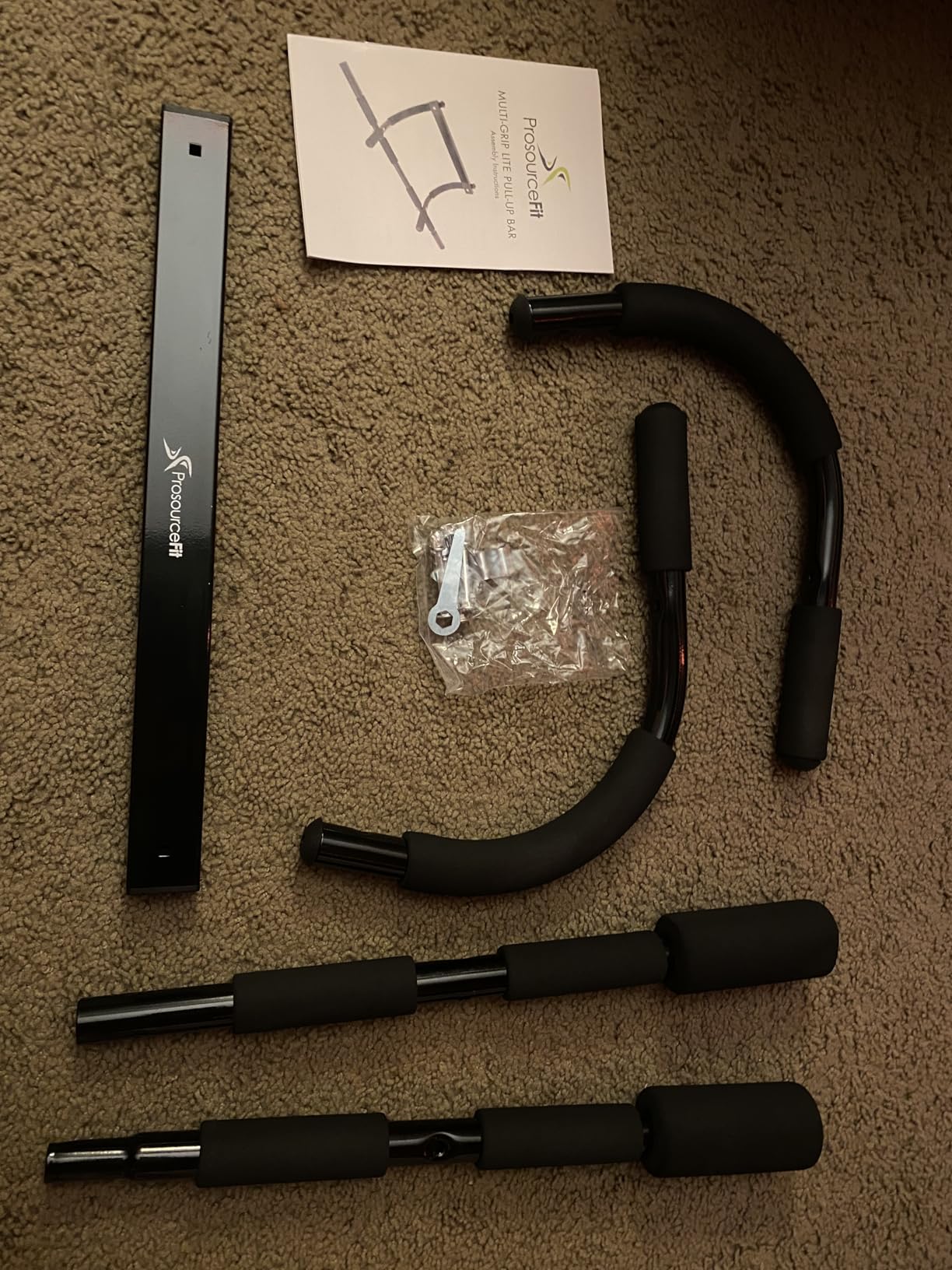 ProsourceFit Pull Up Bar for Multi Use Fitness & Home Gym Exercise customer photo 1