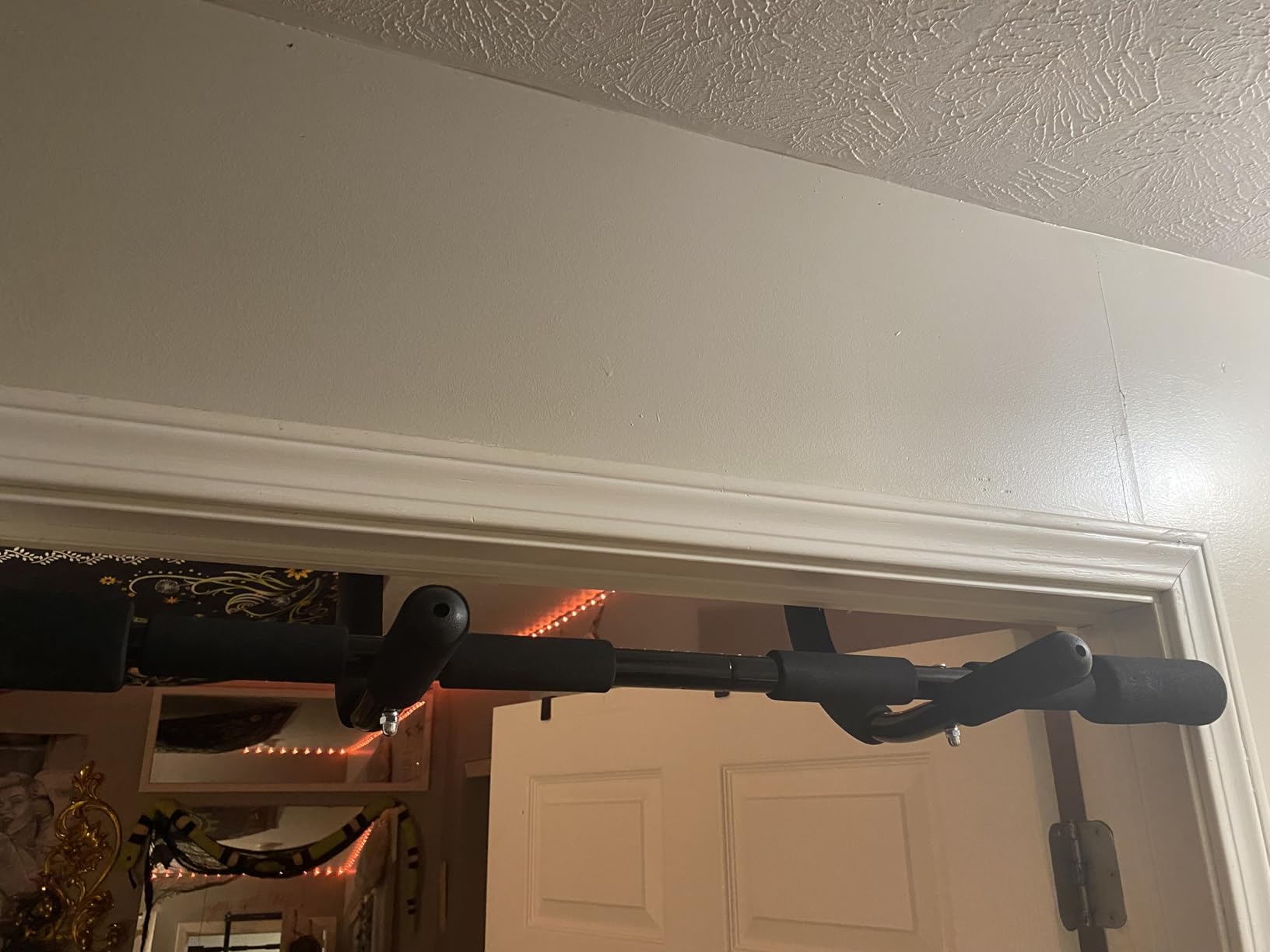 ProsourceFit Pull Up Bar for Multi Use Fitness & Home Gym Exercise customer photo 2