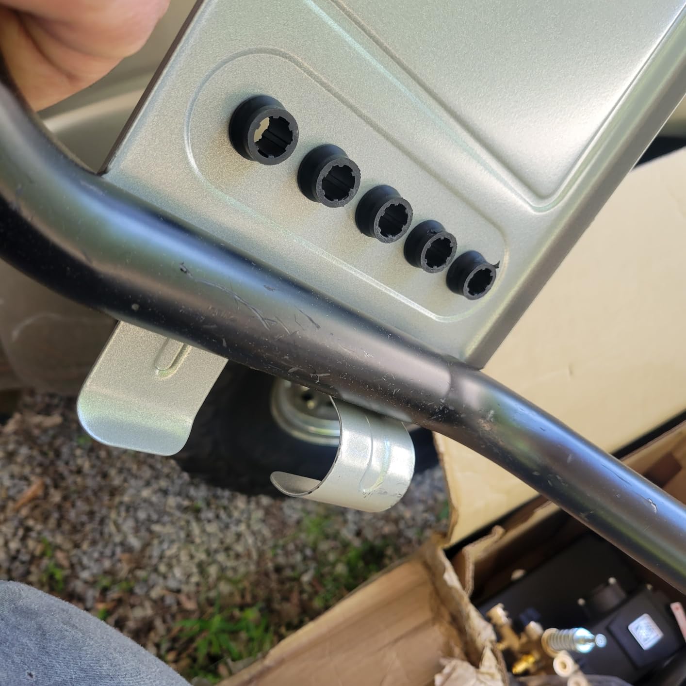 Simpson 4400 PSI Gas Pressure Washer, 4.0 GPM Commercial Power Washer, Cold Water, 50' Hose, PowerShot, 49-State Compliant (PS60843) - Black customer photo 1
