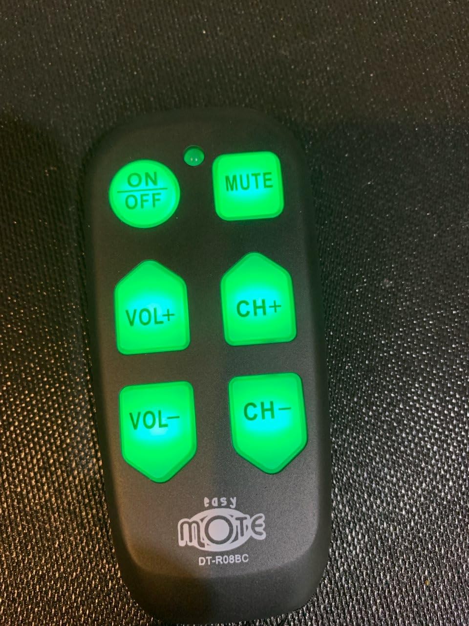 Universal Big Button TV Remote - EasyMote DT-R08B | Backlit, Easy Use, Smart, Learning Television & Cable Box Controller for Elderly Care customer photo 2