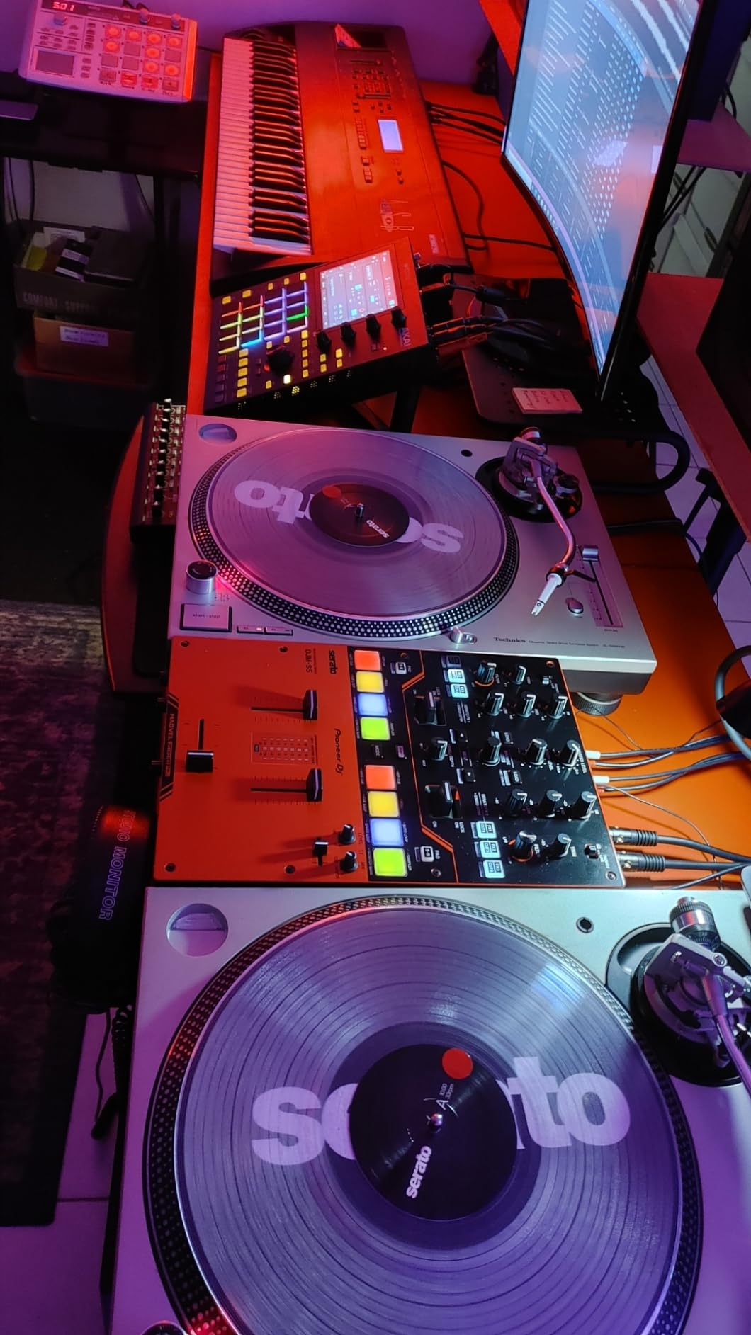 DJ Slipmat (OSA-SM-BLK-BR), Black customer photo 1