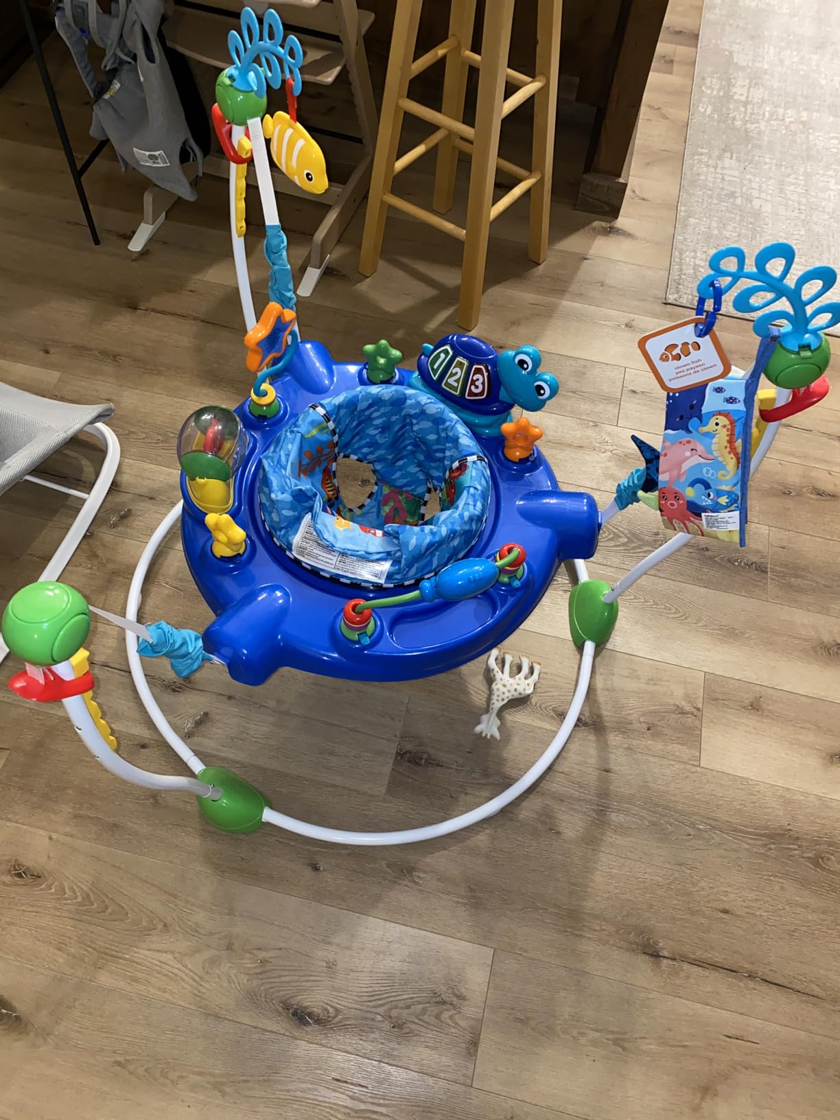 Baby Einstein Neighborhood Symphony Activity Baby Jumper Activity Center, Infant Entertainer with Lights and Melodies, Age 6 Months +, Max Weight 25 lbs., Unisex customer photo 1