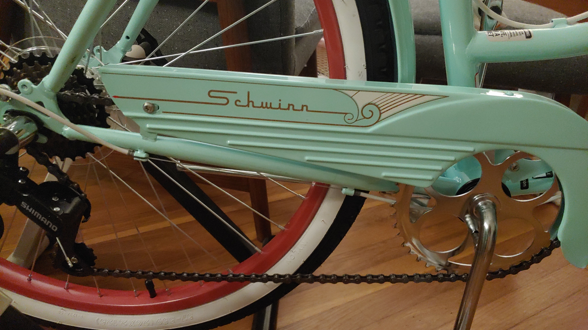 Schwinn Perla Cruiser Bike, 26 Inch Bike for Women and Men, 7-Speed Beach Cruiser Bicycle customer photo 1