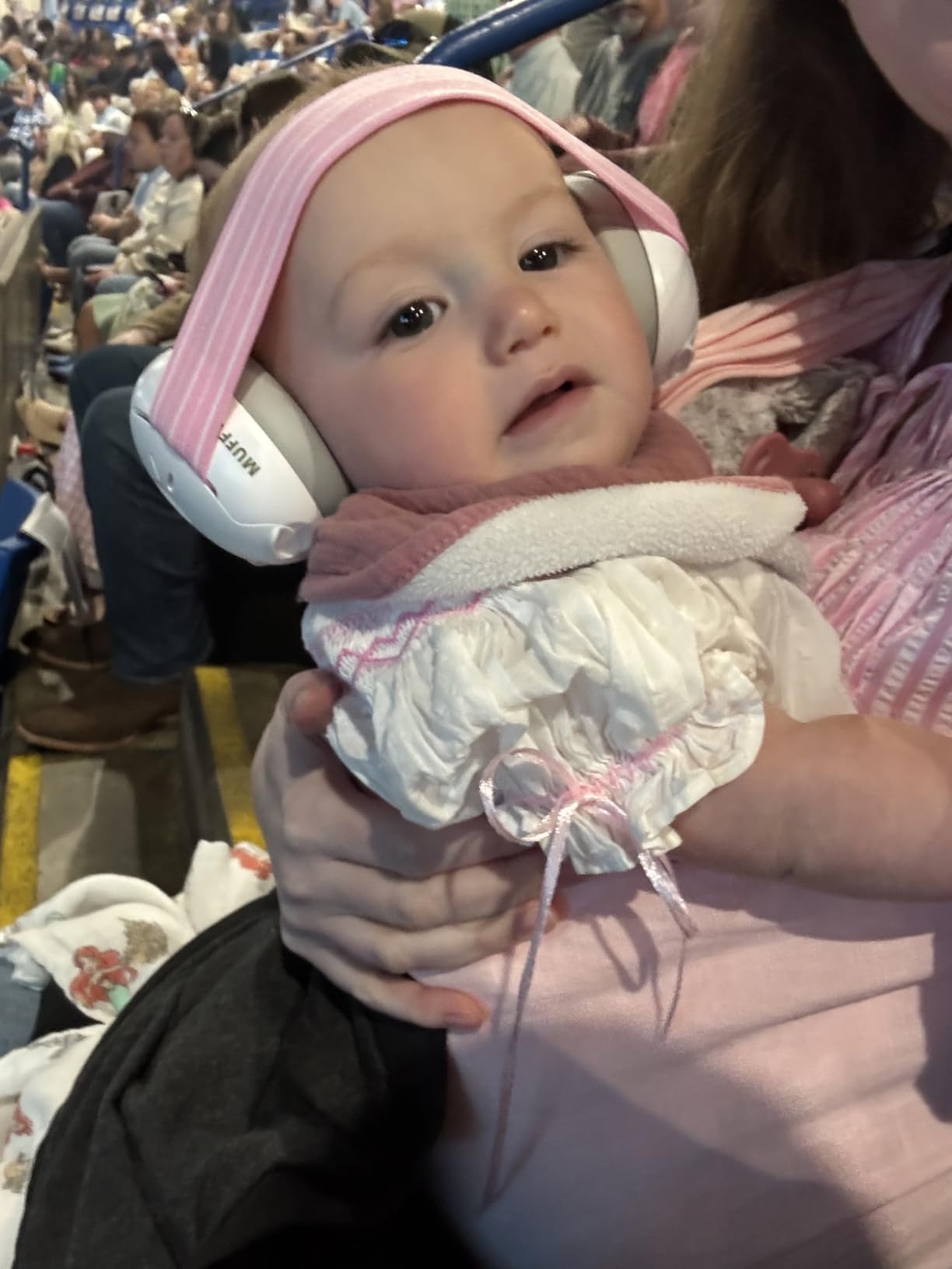 Alpine Muffy Baby Ear Protection for Babies and Toddlers up to 36 Months - CE & ANSI Certified - Noise Reduction Earmuffs - Comfortable Baby Headphones Against Hearing Damage & Improves Sleep - Pink customer photo 2