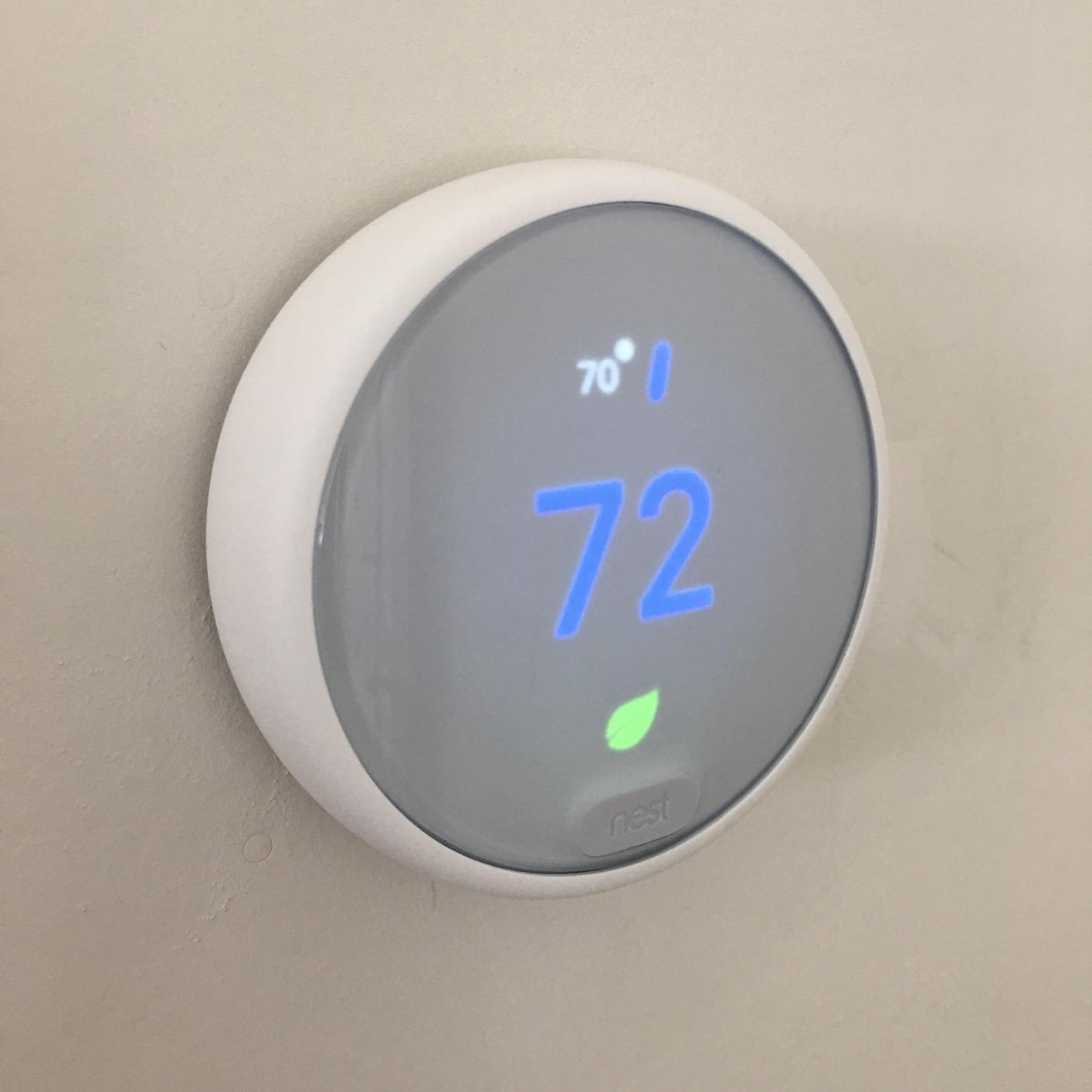 Nest Thermostat E (T4000ES) - Hubless Smart Thermostat - Programmable, Frosted White customer photo 2