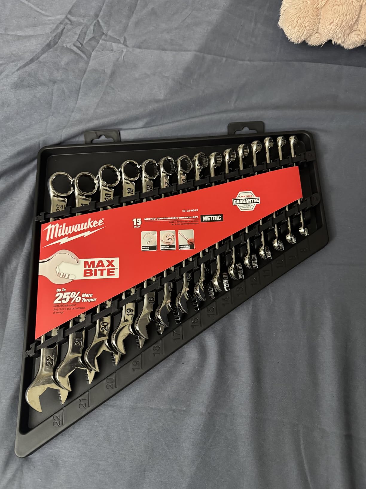 Milwaukee MLW48-22-9515 Combination Wrench Set, Metric customer photo 1