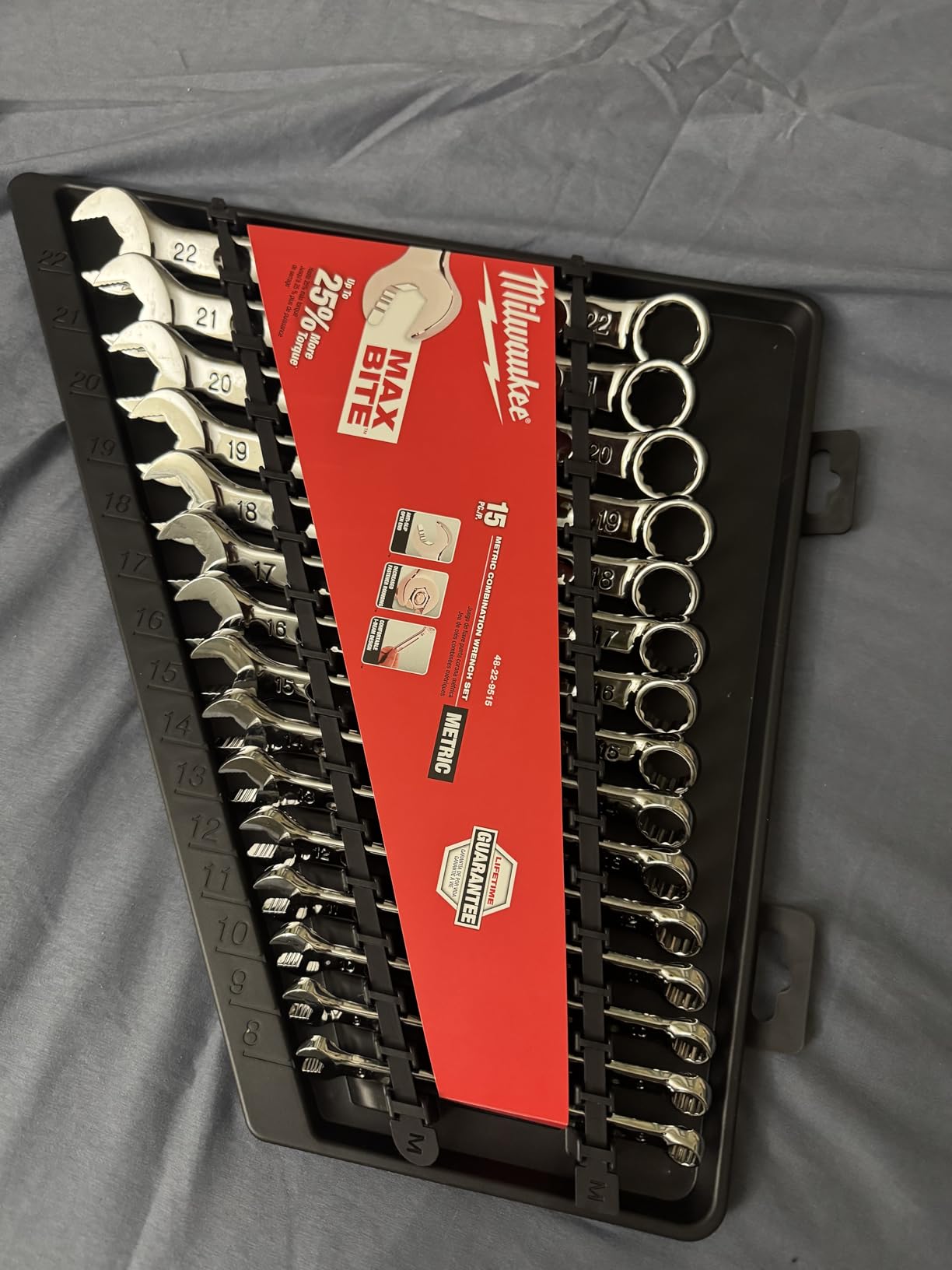 Milwaukee MLW48-22-9515 Combination Wrench Set, Metric customer photo 2
