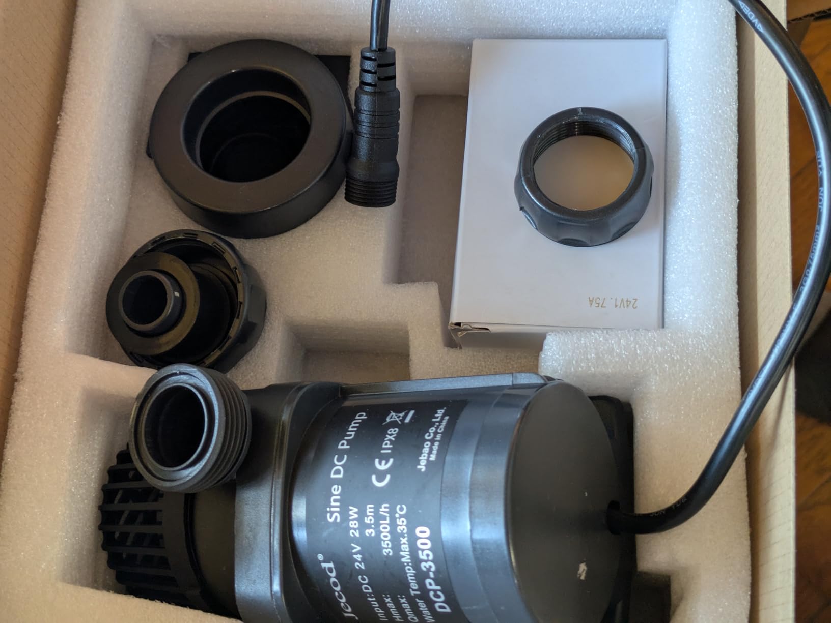 Jecod DCP Sine Wave Water Return Pump (DCP-2500) by Jebao customer photo 1