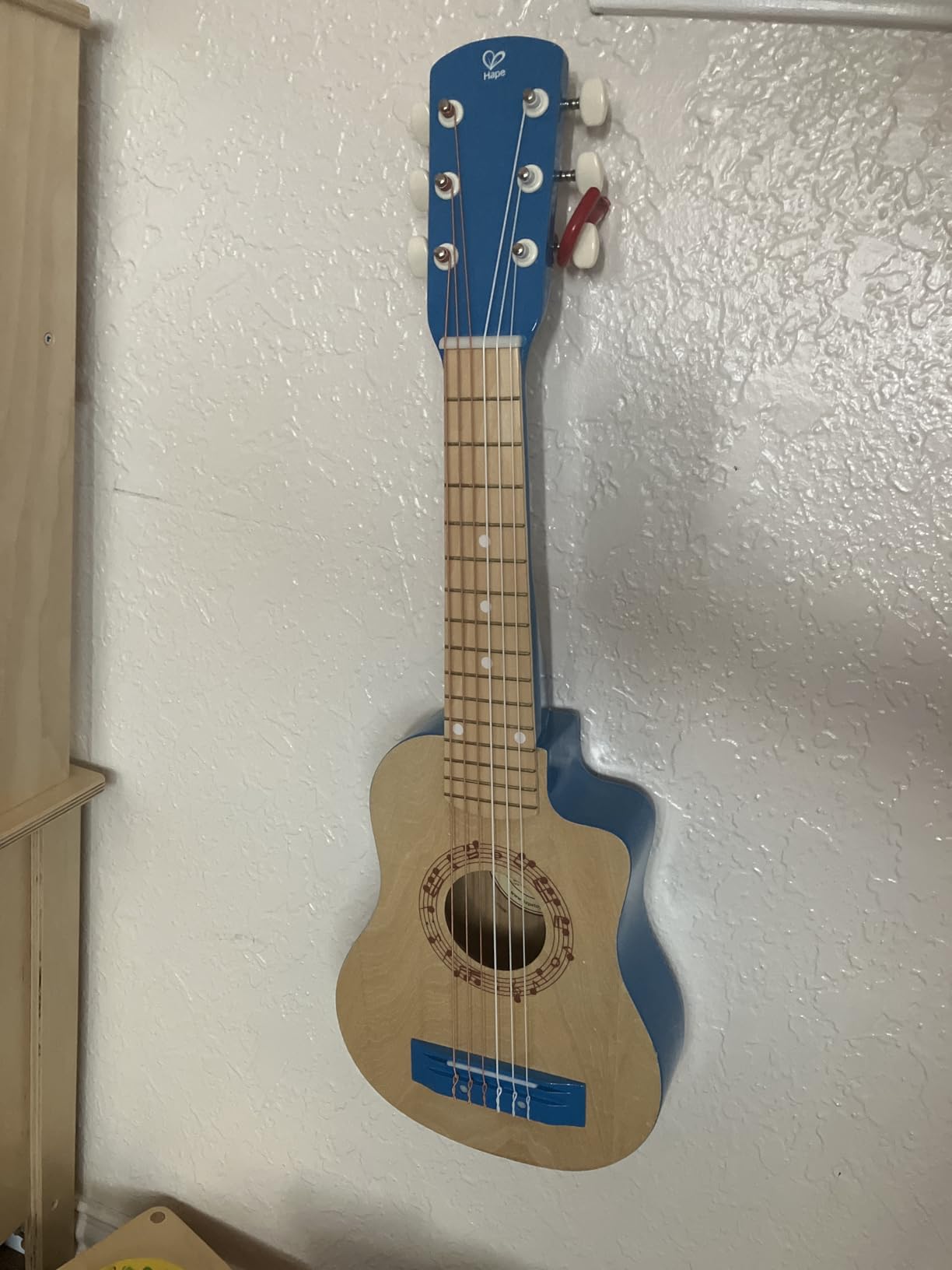 Hape 26 Inch Kids Guitar Toy Musical Instrument - Beginner Wooden Kids Guitar, Musical Toys w/ 4 Tunable Strings customer photo 1
